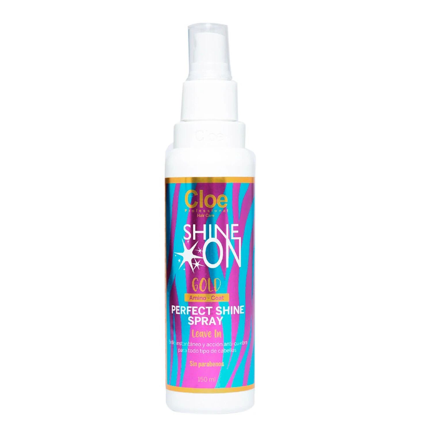 Spray De Brillo Shine On Gold Cloe 150ml image number 0.0