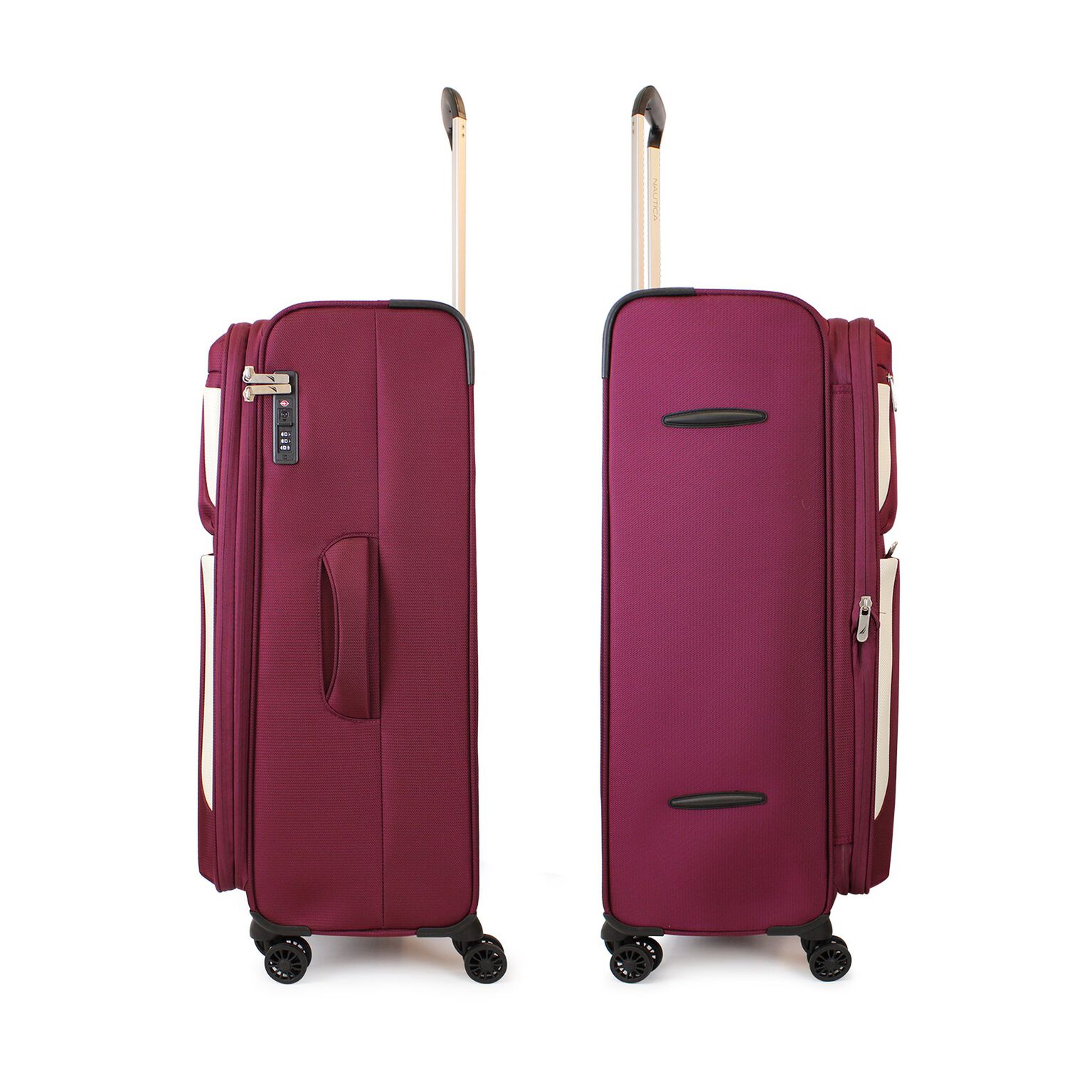 Set De 3 Maletas Blandas S+m+l Nautica Marbella Burdeo image number 6.0