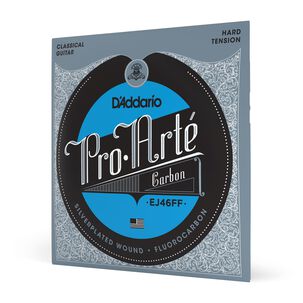 Set De Cuerdas Cl&aacute;sicas Carb&oacute;n Hard Tensi&oacute;n Ej46ff Daddario