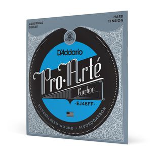 Set De Cuerdas Cl&aacute;sicas Carb&oacute;n Hard Tensi&oacute;n Ej46ff Daddario