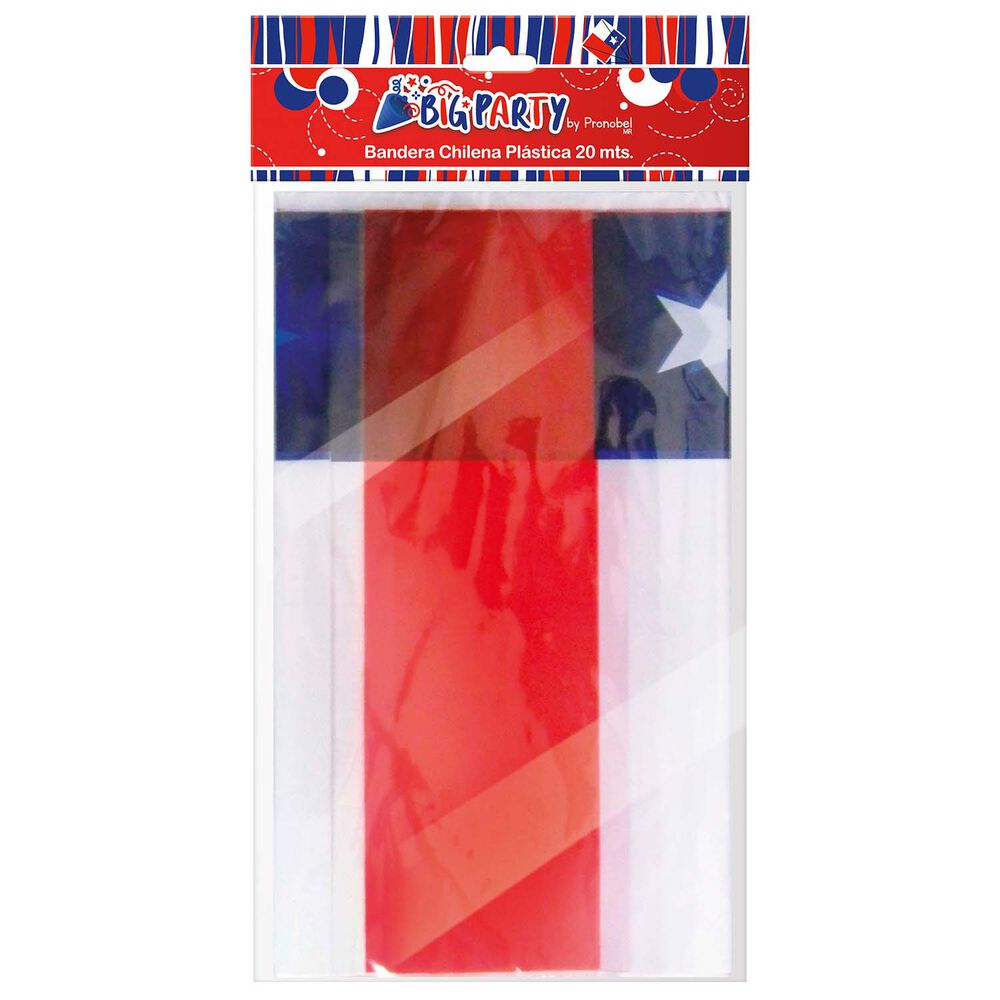 Bandera Plastica 20 Metros Big Party image number 0.0