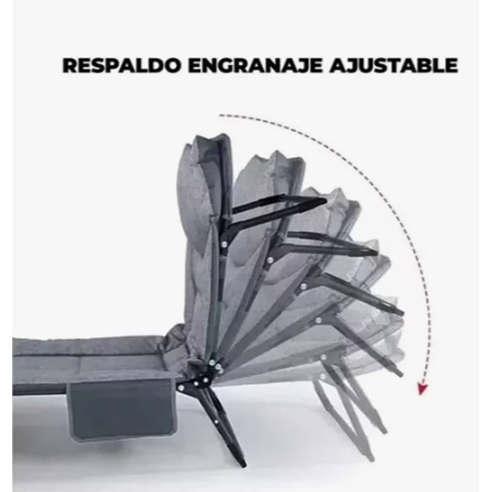 Cama Campa&ntilde;a Outdoor Plegable Acolchado image number 3.0