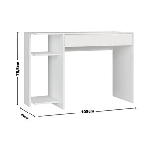 Escritorio Vekkahome Pixel Blanco 1c / 1 Caj&oacute;n