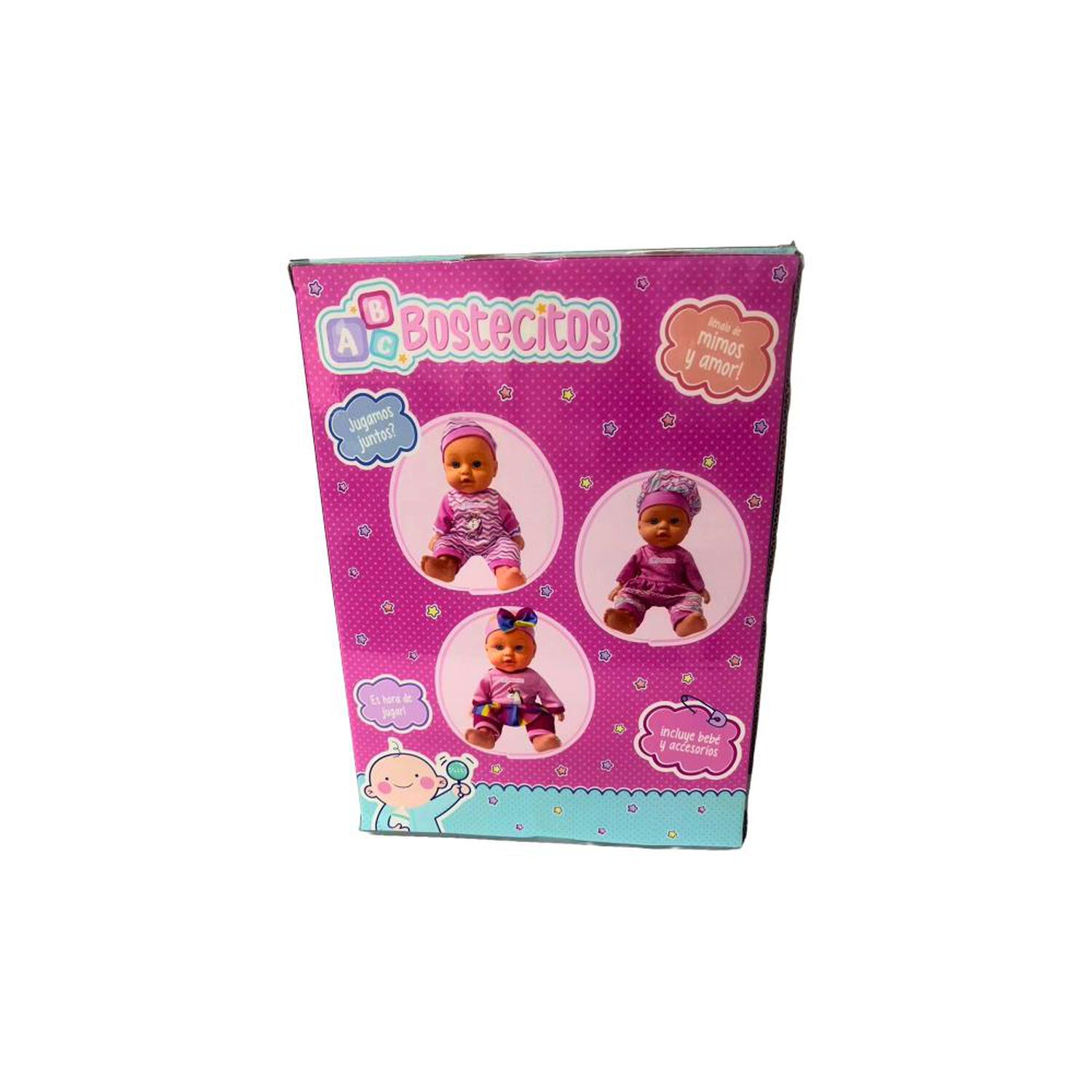Mu&ntilde;eca Babydoll Bostecitos Pip&iacute;, 3 Accesorios Con Try Me Surtido image number 2.0
