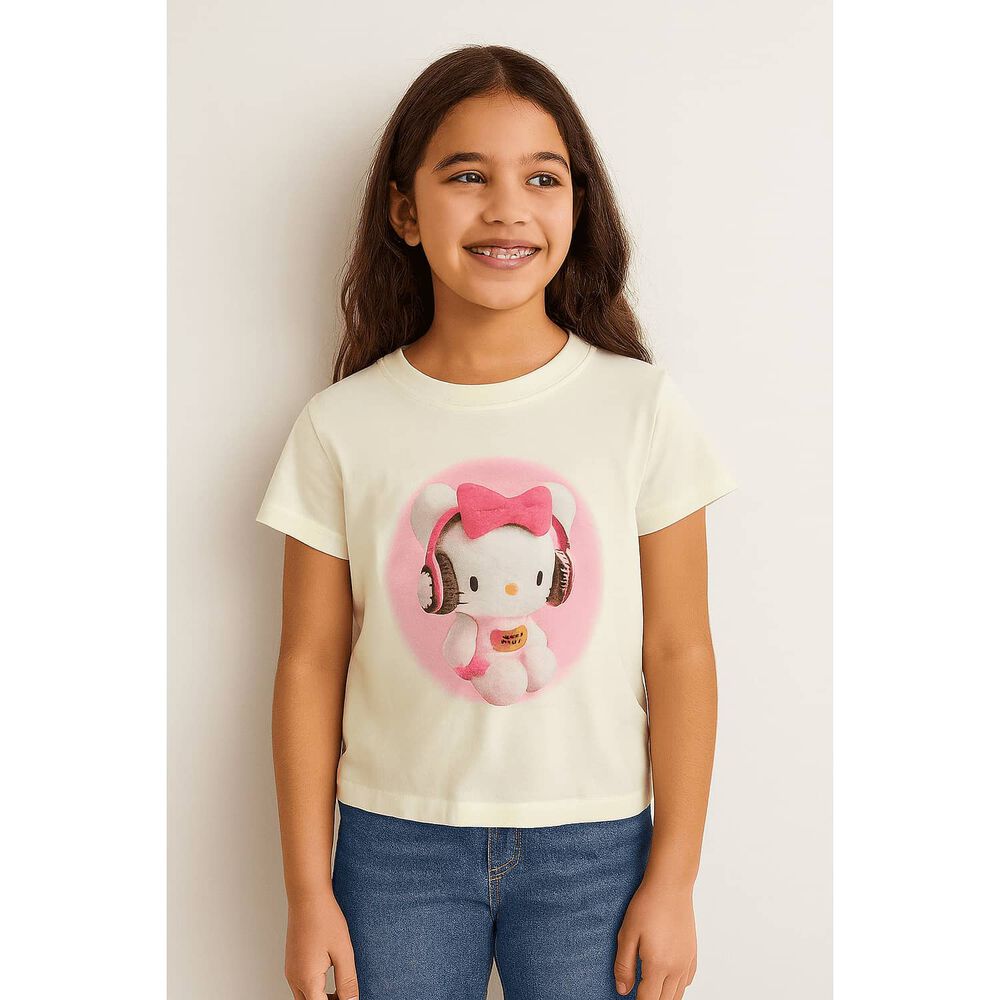 Polera Infantil Rosada Estampado Personaje image number 2.0