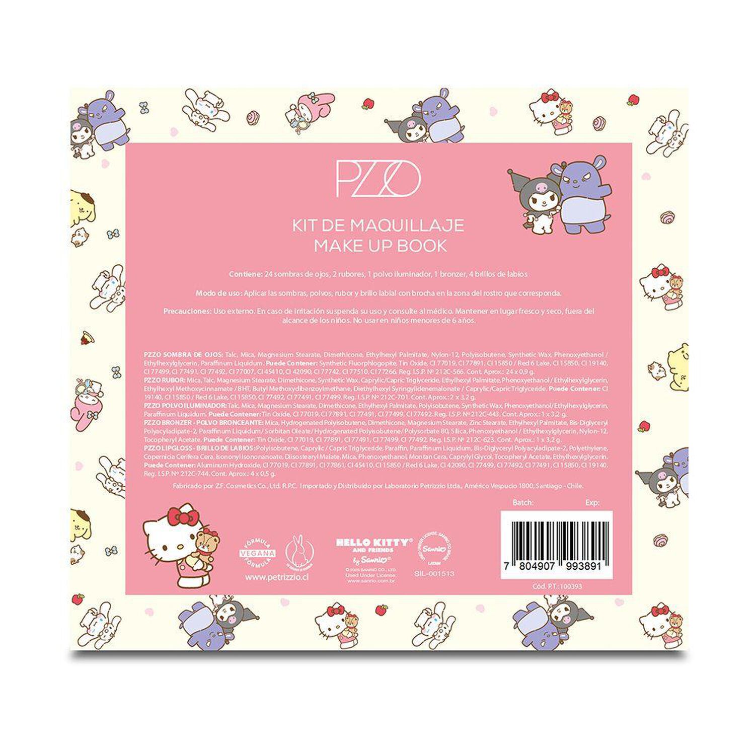 Set Make Up Book Hello Kitty & Friends Petrizzio image number 2.0