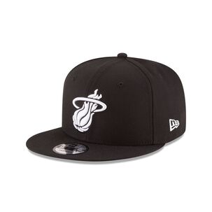 Gorra Miami Heat Nba 9fifty Black And White New Era