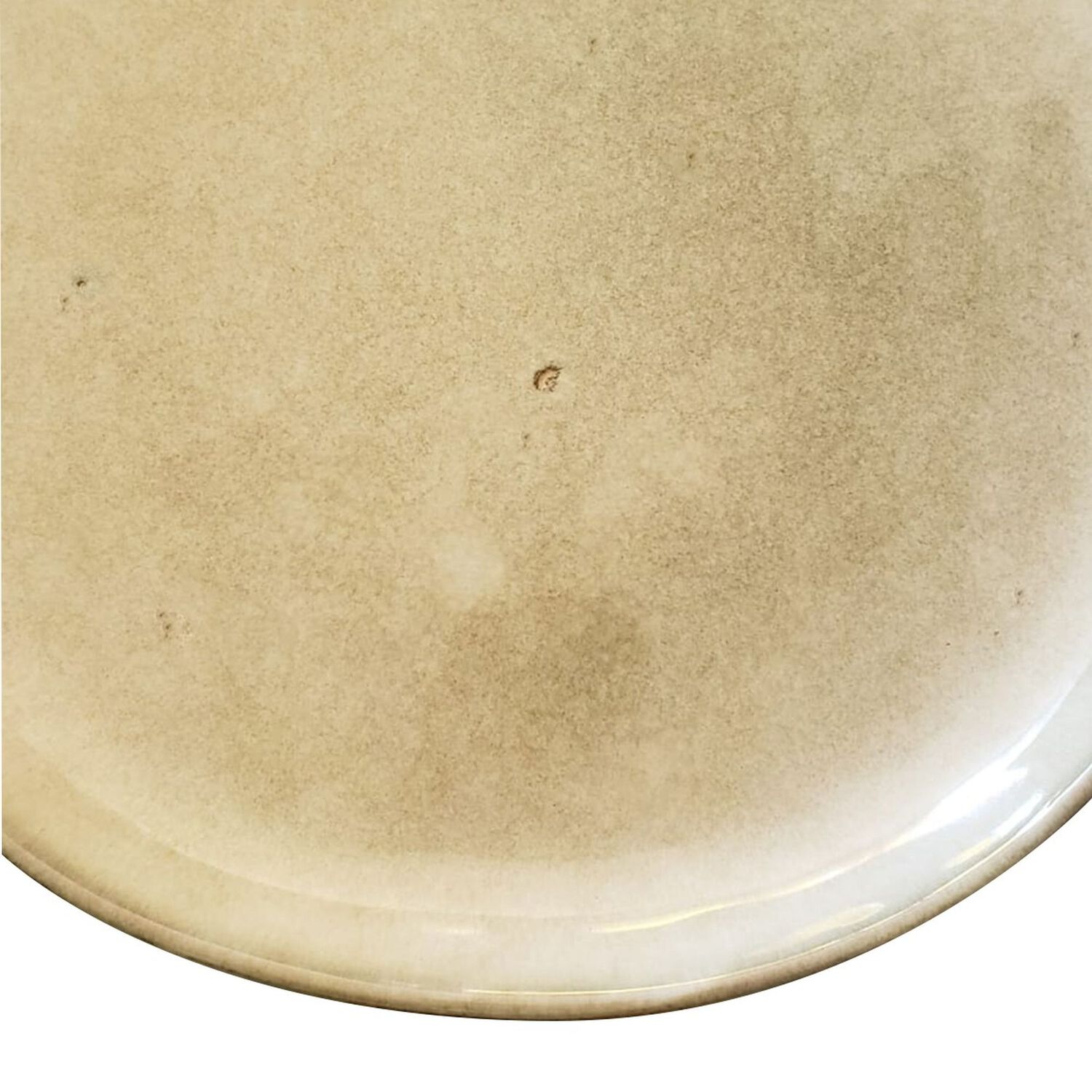 Set De 6 Plato Redondo Ceramica 26 Cm Beige Linea Ekos image number 6.0