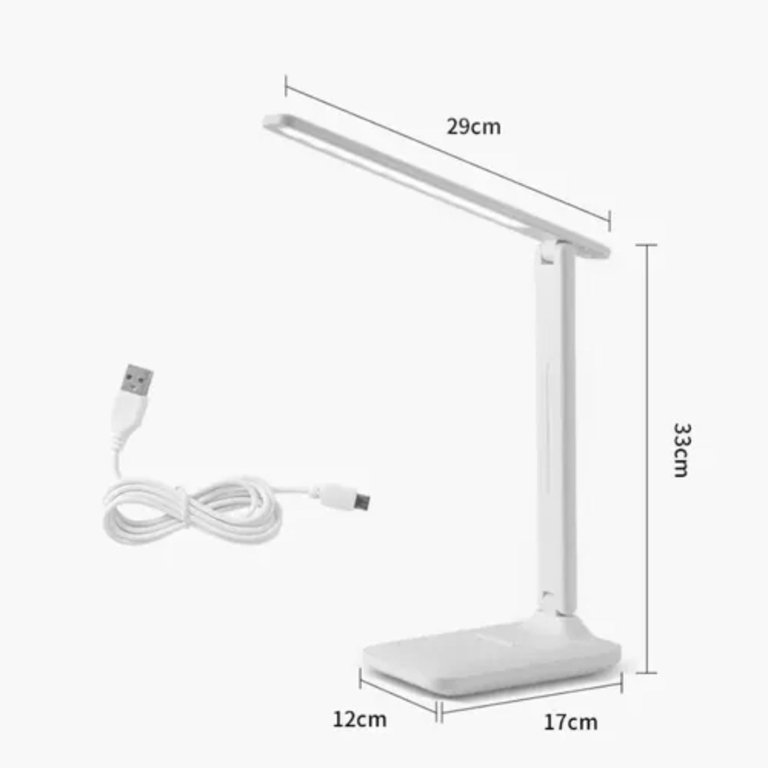 Lampara Tactil Led Cargador Inalambrico Escritorio Plegable image number 1.0