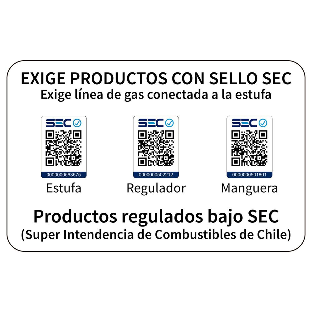 Estufa A Gas Exterior Tub Inox image number 3.0