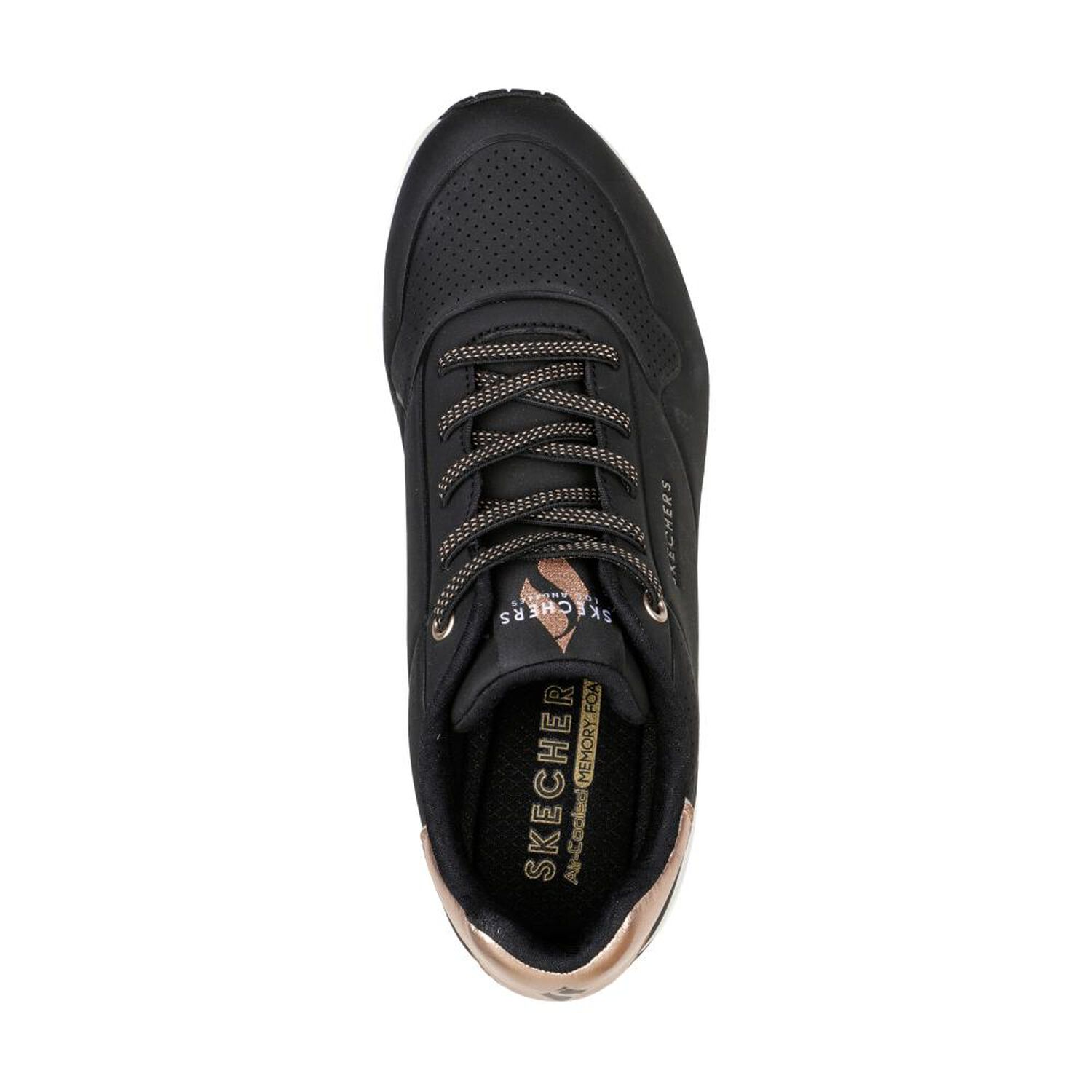 Zapatilla Urbana Mujer Skechers Uno Negro image number 4.0