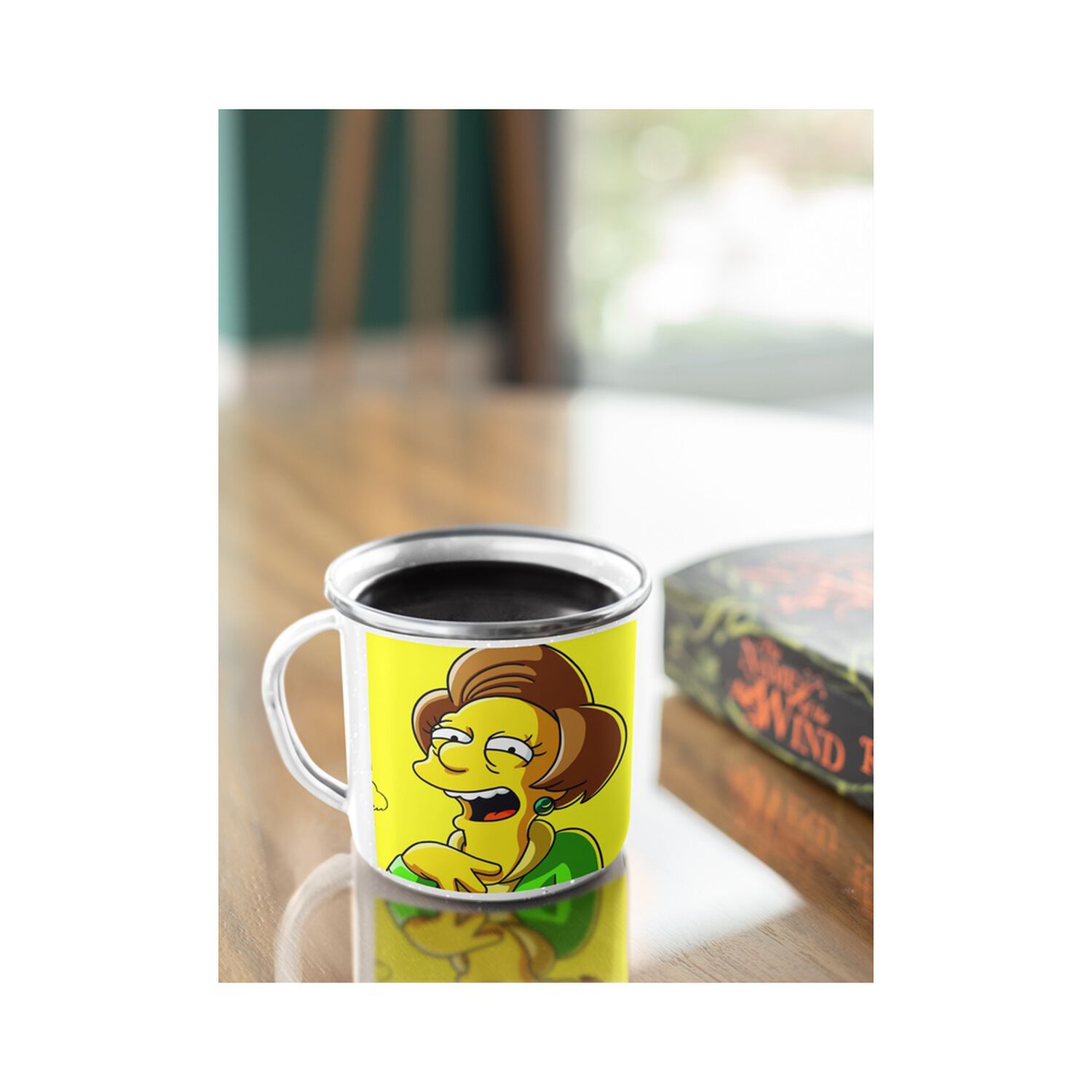 Taza Enlozada Lechera Edna Krabappel Los Simpson Dibujo image number 1.0