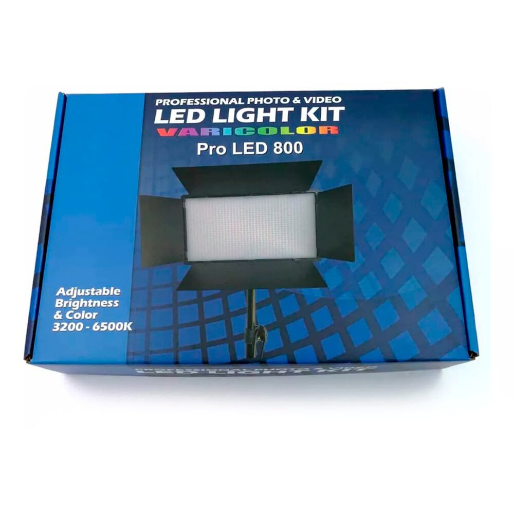 Kit Reflector Luz Profesional Videos Con Trípode Led 800 image number 1.0