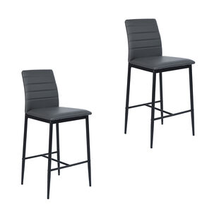 Pack 2 Sillas De Bar Boston Gris Pack 2 Sillas De Bar Boston Gris