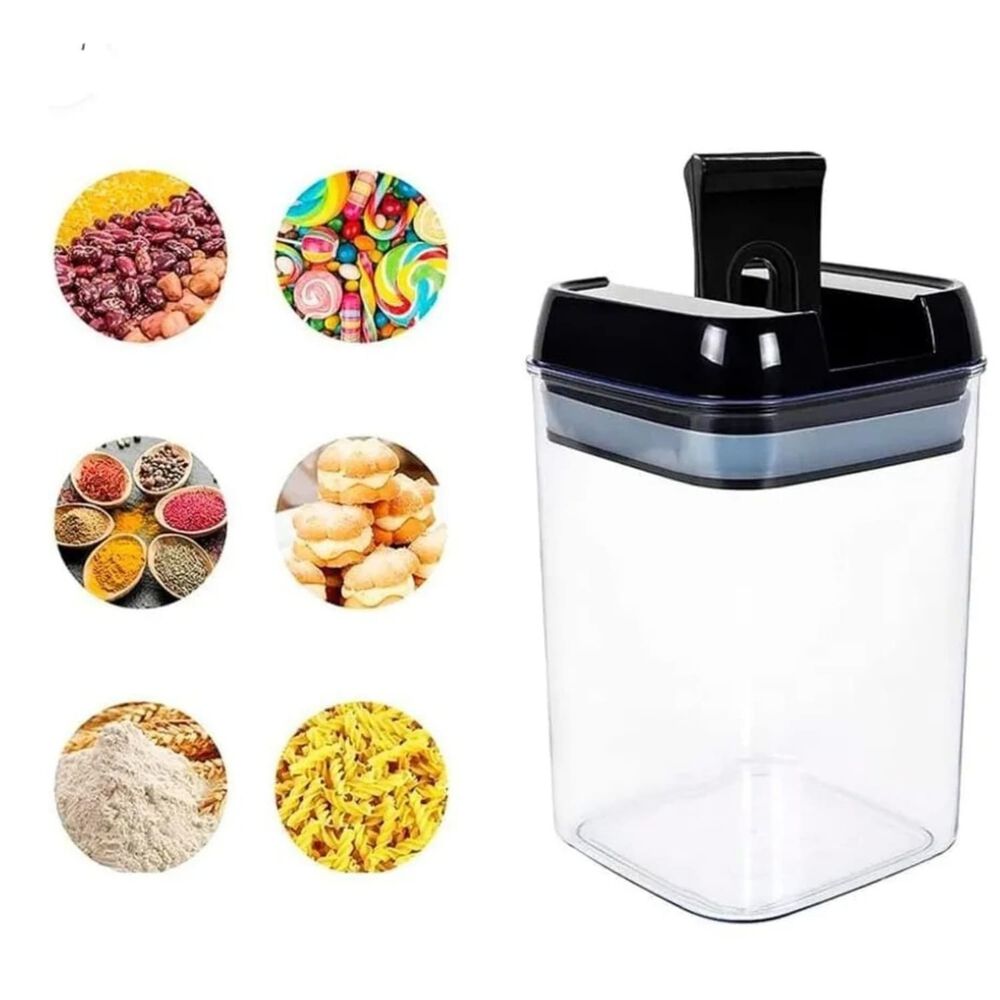 Contenedores De Cocina Hermeticos Contenedores De Almacenami Blanco image number 2.0