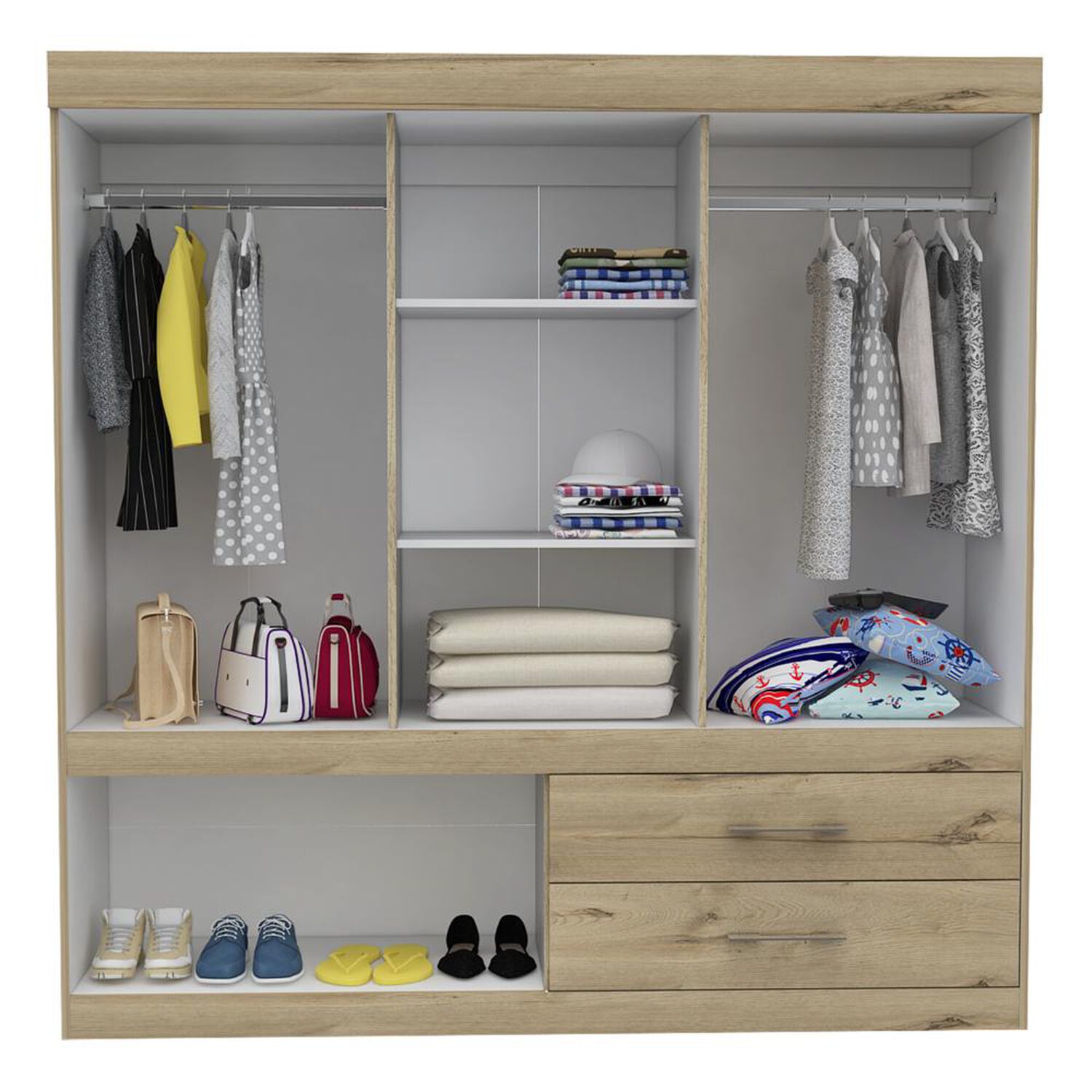 Closet Tuhome Allegro/ 5 Puertas/ 1 Cajon image number 6.0