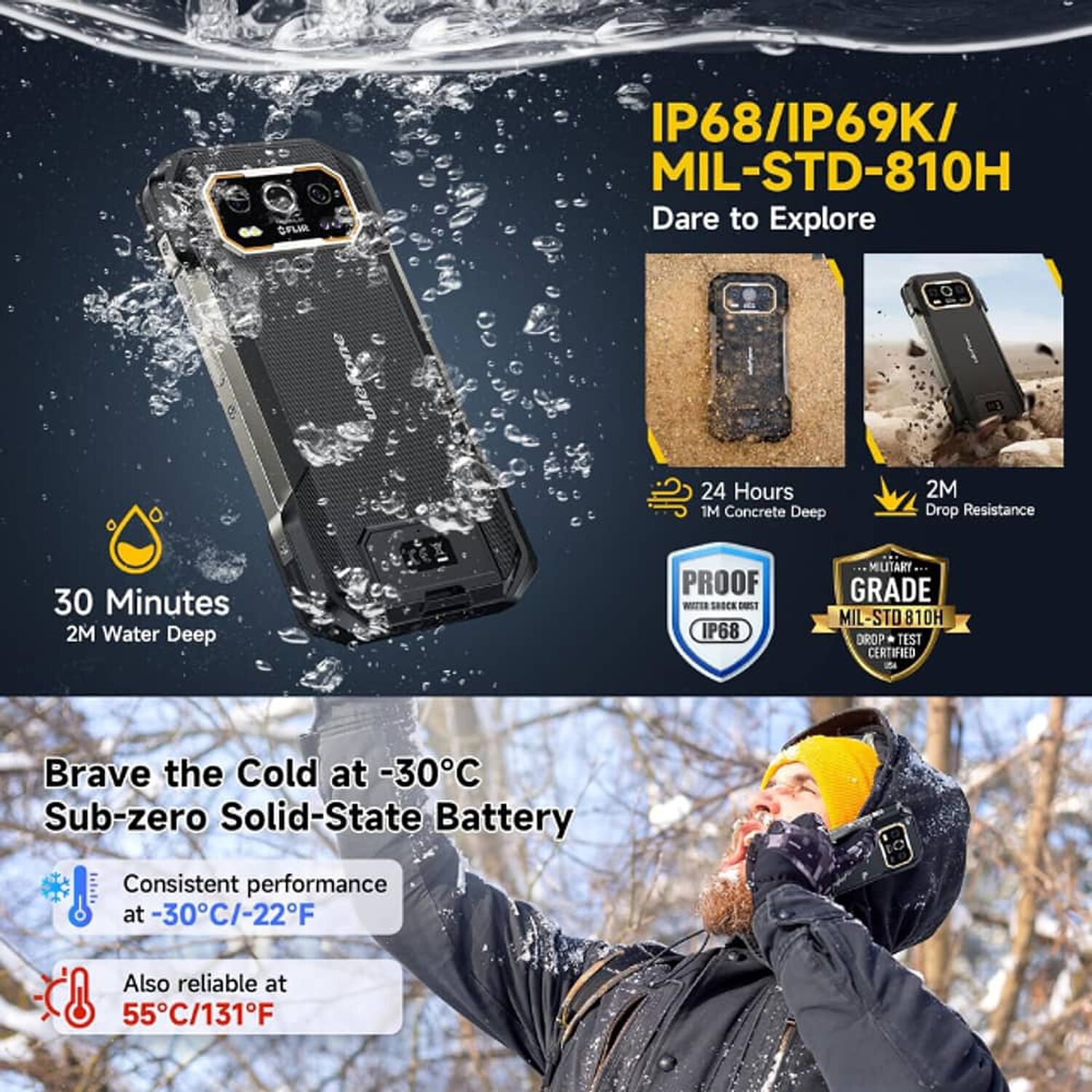 Ulefone Armor 27t Pro - Resistente Ip68, C&aacute;mara Termogr&aacute;fica Y Visi&oacute;n Nocturna image number 3.0