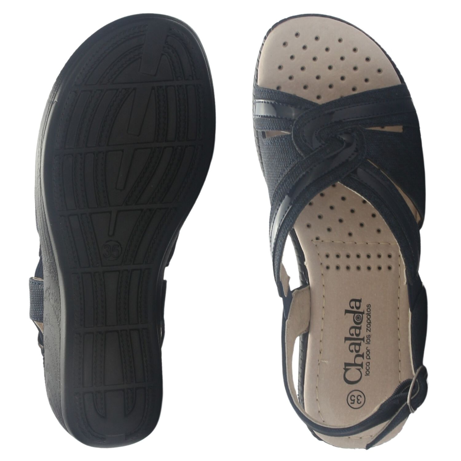 Sandalia Mujer Chalada Lupe-87 Azul Casual image number 6.0