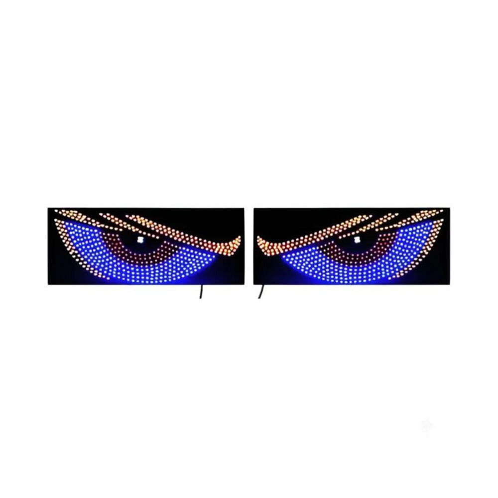 Luces Led Parabrisas Auto Ojos De Demonio Devil Eyes Usb image number 0.0