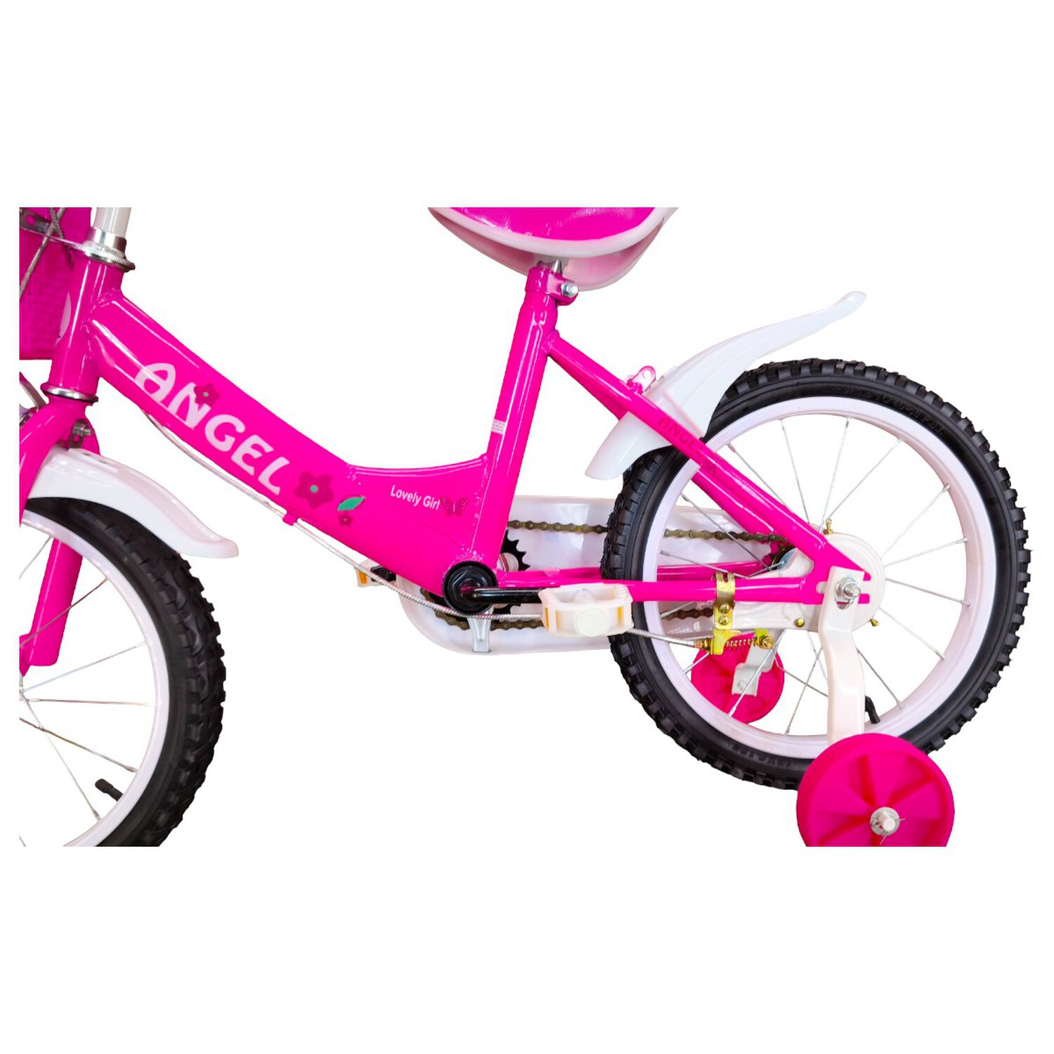 Bicicleta Aro 16 Infantil Rosado Angel image number 7.0