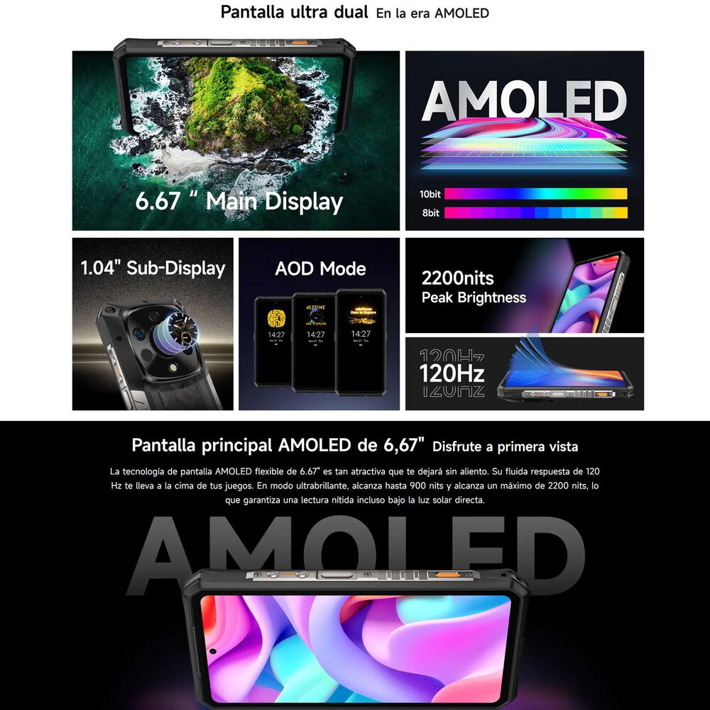 Ulefone Armor 28 Ultra - Smartphone 5g Resistente Con Pantalla Amoled image number 7.0