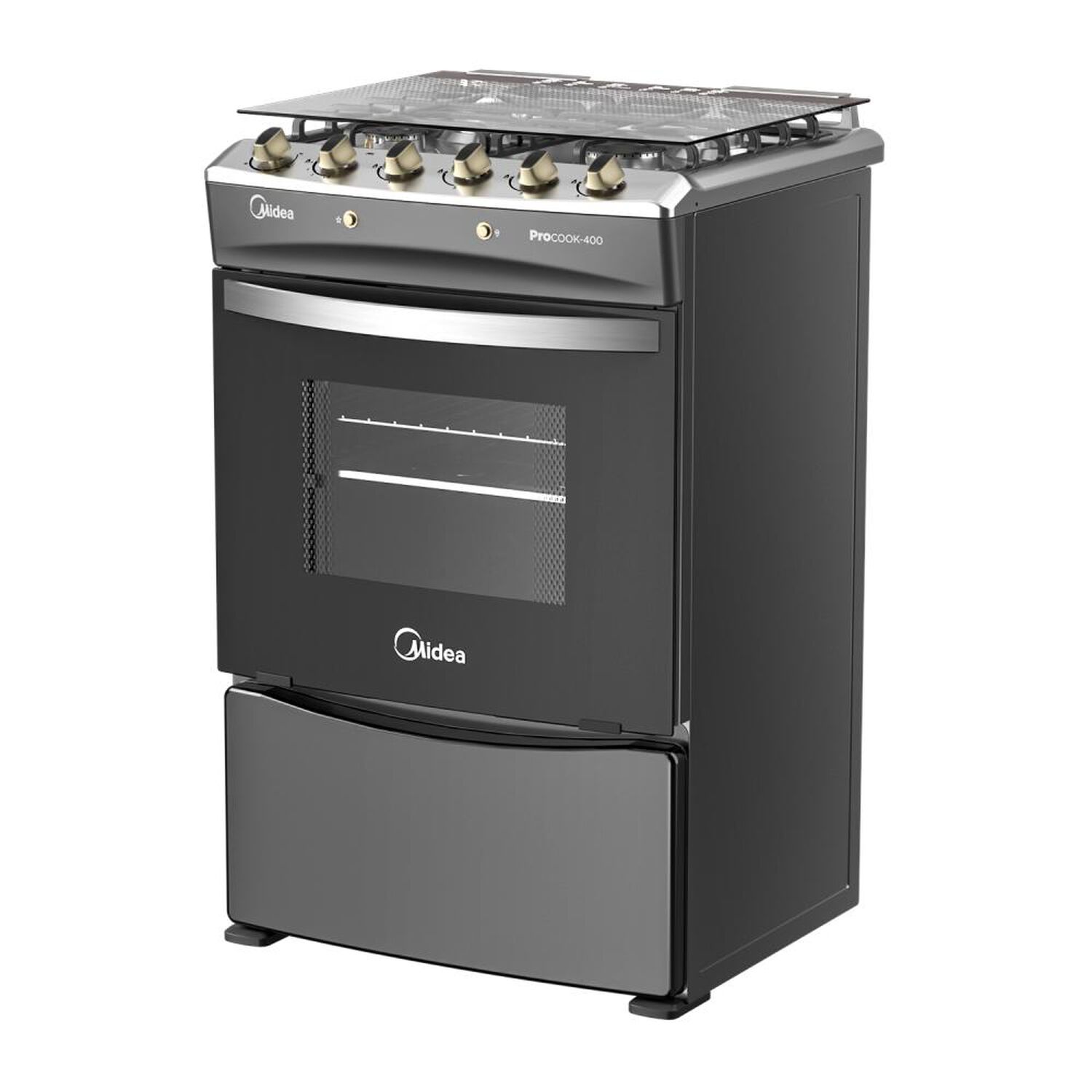 Cocina A Gas Midea MCG-4QPI24NSCG / 4 Quemadores image number 2.0