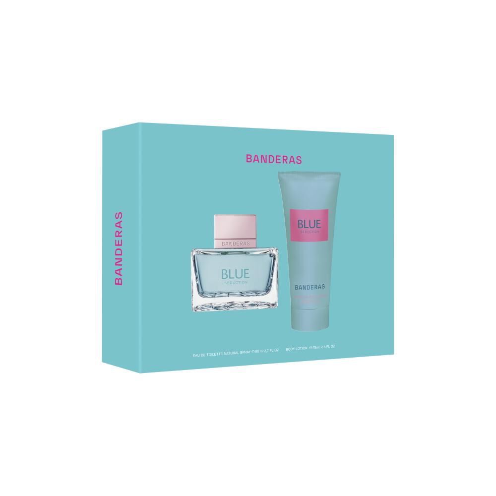 Set De Perfumer&iacute;a Blue Seduction Antonio Bandera / 80 Ml / Eau De Toilette + Body Lotion image number 1.0