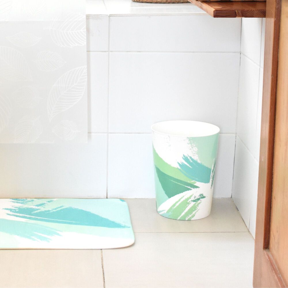 Papelero Sun Blanco Verde 6lt image number 2.0