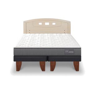 Cama Europea Cic Anatomic / 2 Plazas / Base Dividida + Respaldo