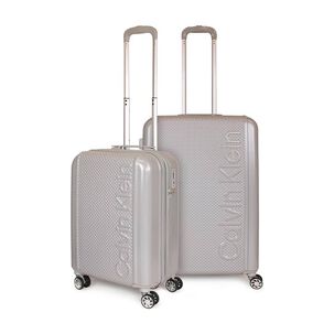 Pack 2 Maletas Rome S Cabina 10kg + Mediana 20kg Gris Calvin Klein