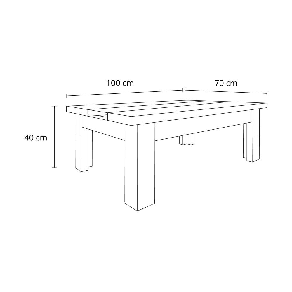 Mesa De Centro Living Factory Dalia image number 4.0