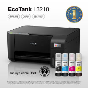 Impresora Multifuncional Epson Ecotank L3210 / Incluye tintas