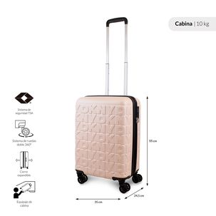 Maleta De Cabina Donna Karan Meghan 10k Rosada Dkny