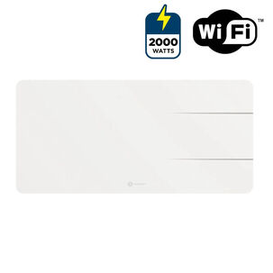 Estufa Radiador Calefactor Ónix Cerámico Wifi Blanco 2000w Primaterm