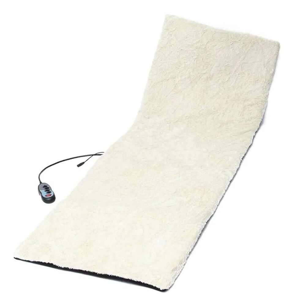 Masajeadora Espalda 9 Puntos Colchoneta Con Calor Blanco/negro image number 1.0