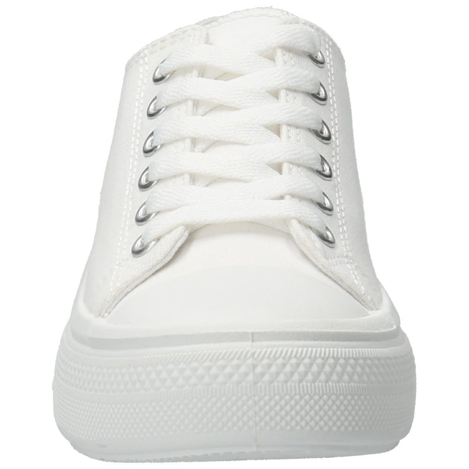 Zapatilla Urbana Mujer Azaleia Lona Blanco image number 3.0