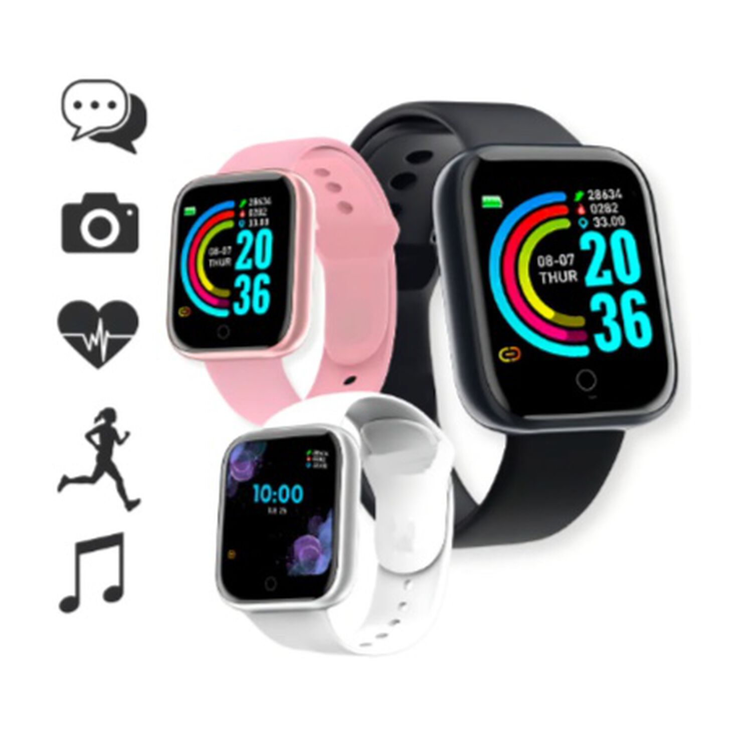 Smartband Smart Bracelet Rosado image number 3.0