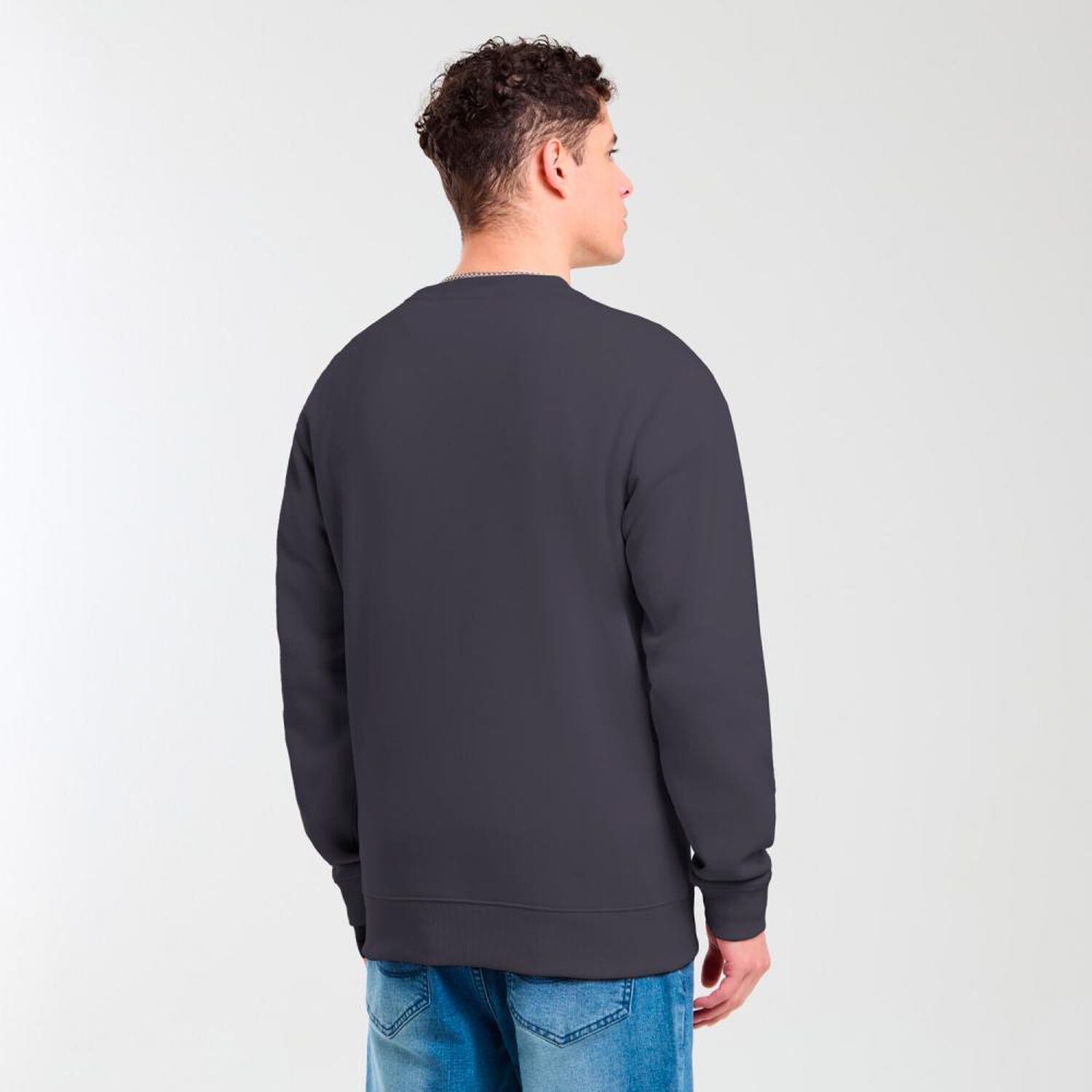 Poler&oacute;n B&aacute;sico Slim Cuello Redondo Hombre Skuad image number 2.0