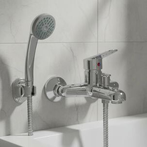Monomando Llave Grifo Para Tina Stretto Modelo Dakota Color Cromo