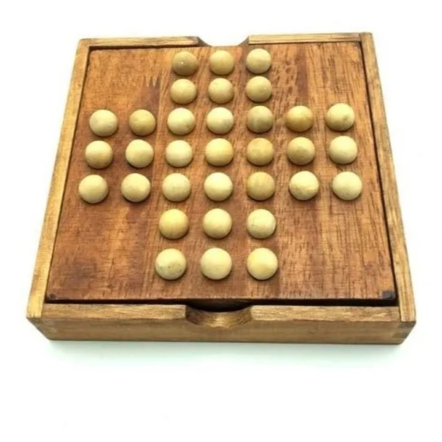 Juego Solitario Mesa Madera / Did&aacute;ctico Para Ni&ntilde;os image number 2.0