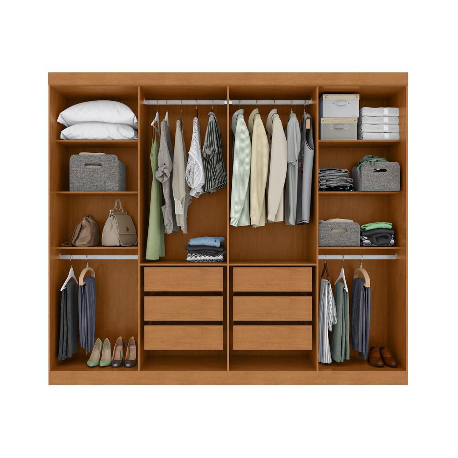 Cl&oacute;set Di Poretti Design Closet Serenata / 8 Puertas / 6 Cajones image number 1.0