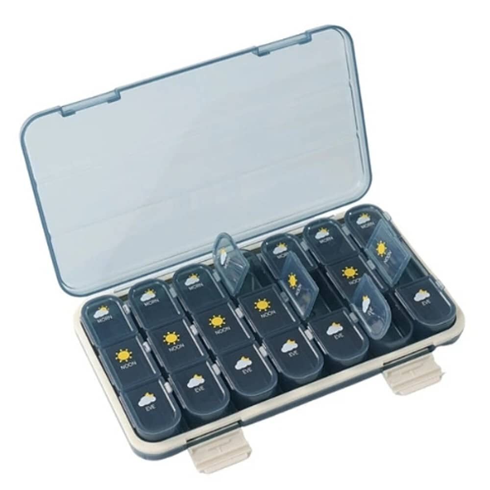 Organizador De Pastillas Port&aacute;til Pastillero Semanal image number 0.0