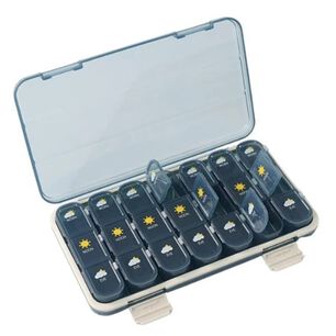 Organizador De Pastillas Port&aacute;til Pastillero Semanal