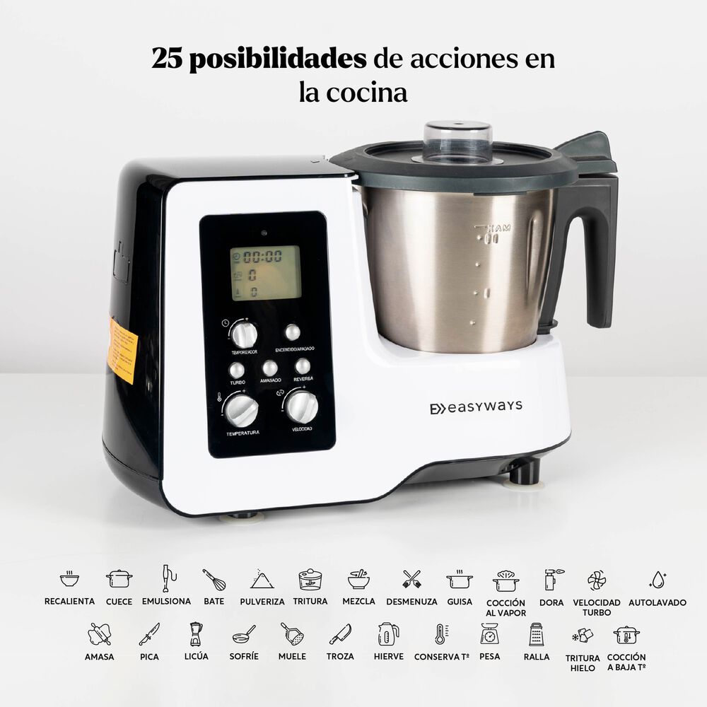 Robot De Cocina Kitchen Pro 2 L Easyways image number 2.0