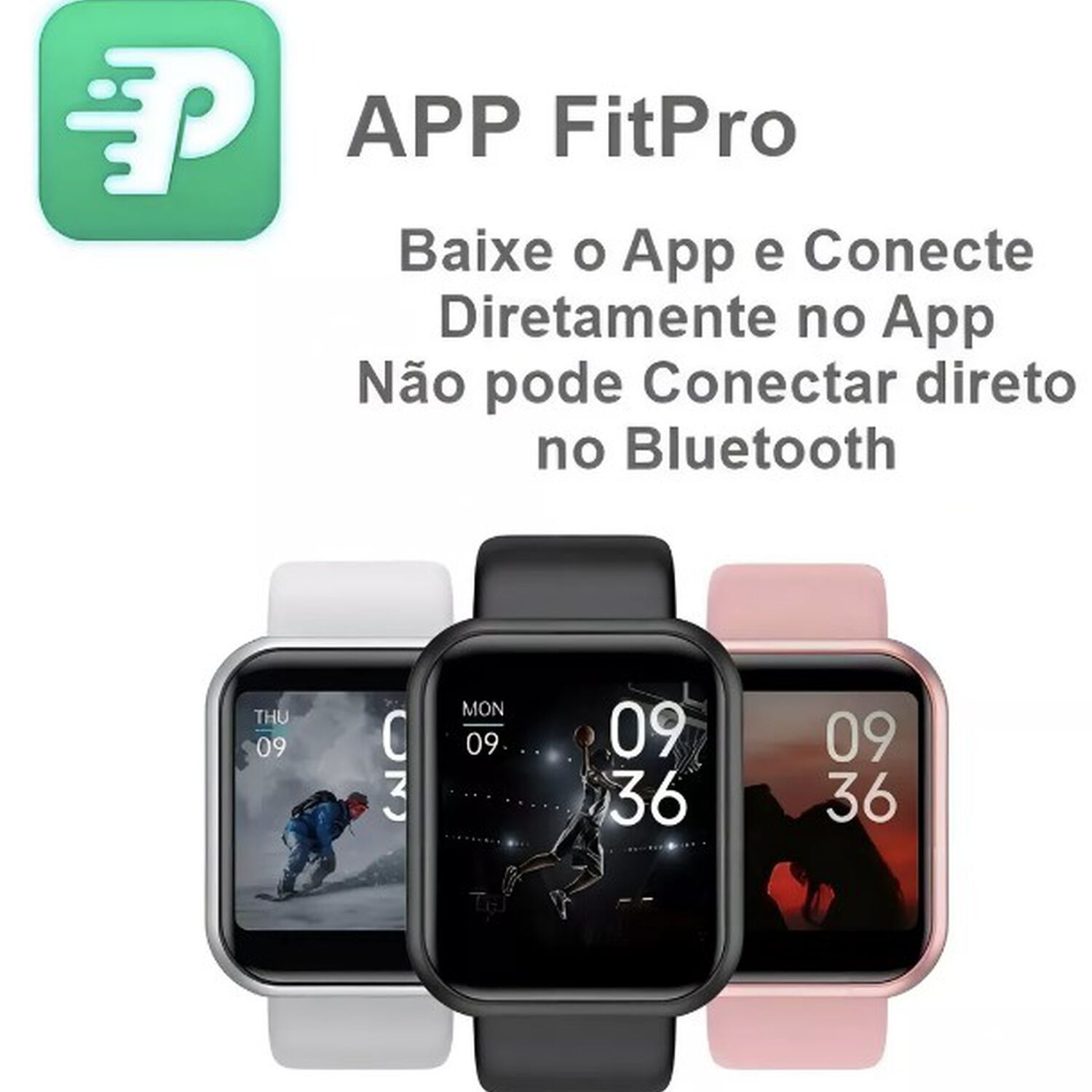 Smartwatch Smart Bracelet Plateado image number 3.0