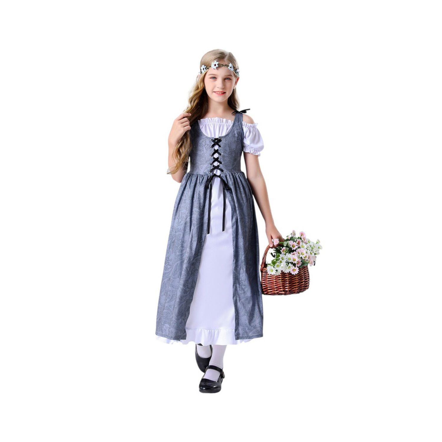 Disfraz Infantil Campesina Campo Medieval image number 2.0