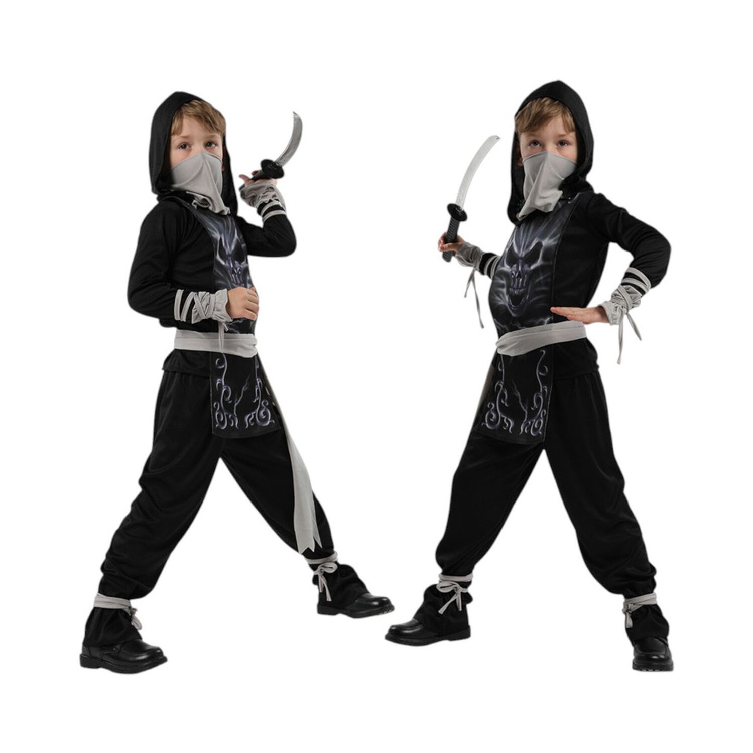 Disfraz Infantil Ninja Esqueleto Asesino image number 2.0