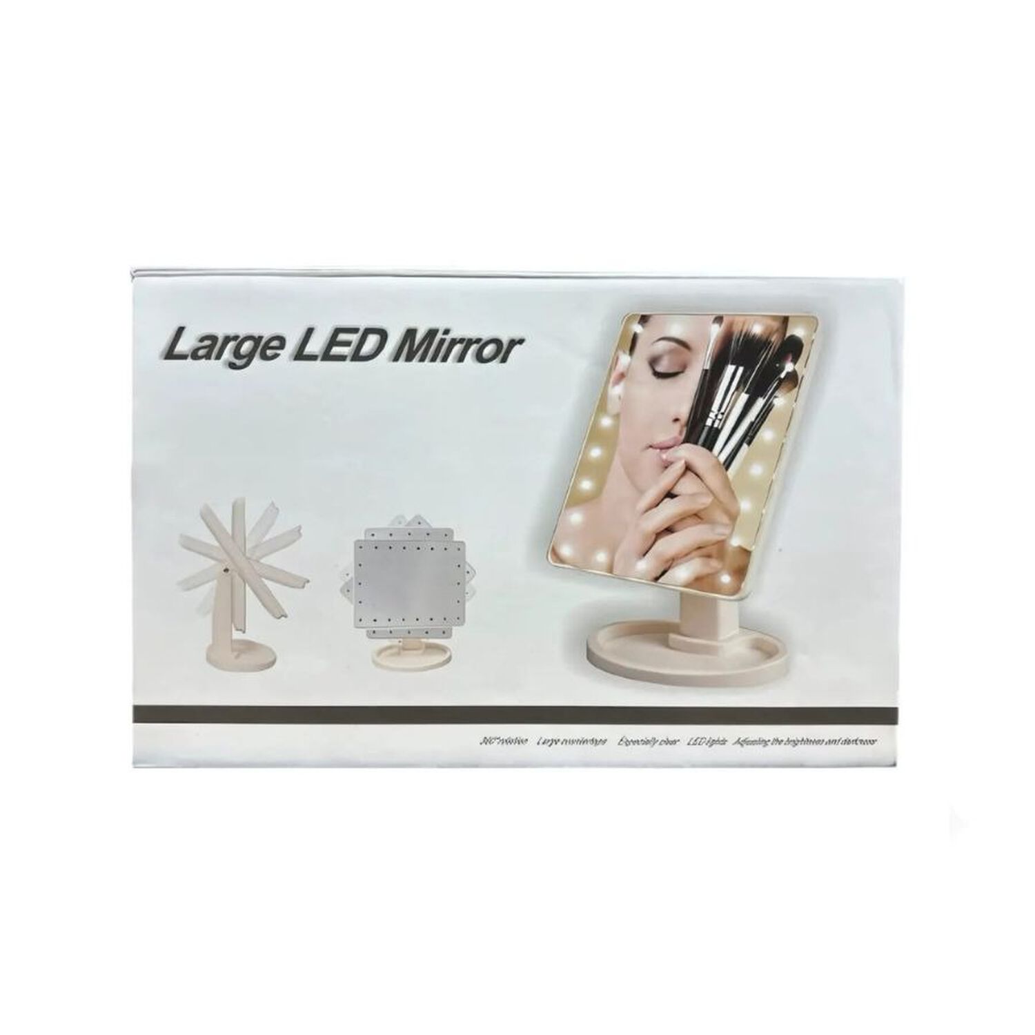 Espejo Led Grande Maquillaje Iluminado Tocador Luz Regulable image number 2.0