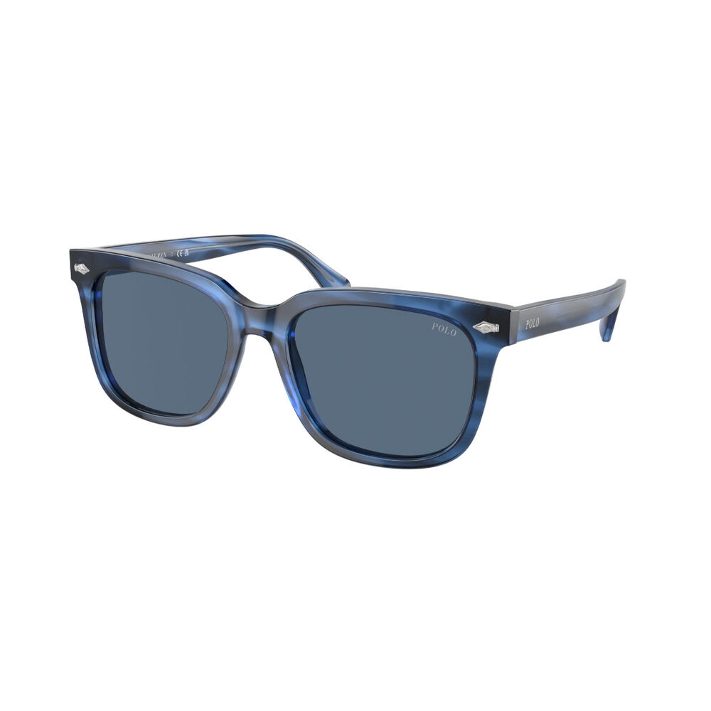 Lentes De Sol Azul Brillante Rayado Polo Ralph Lauren image number 1.0