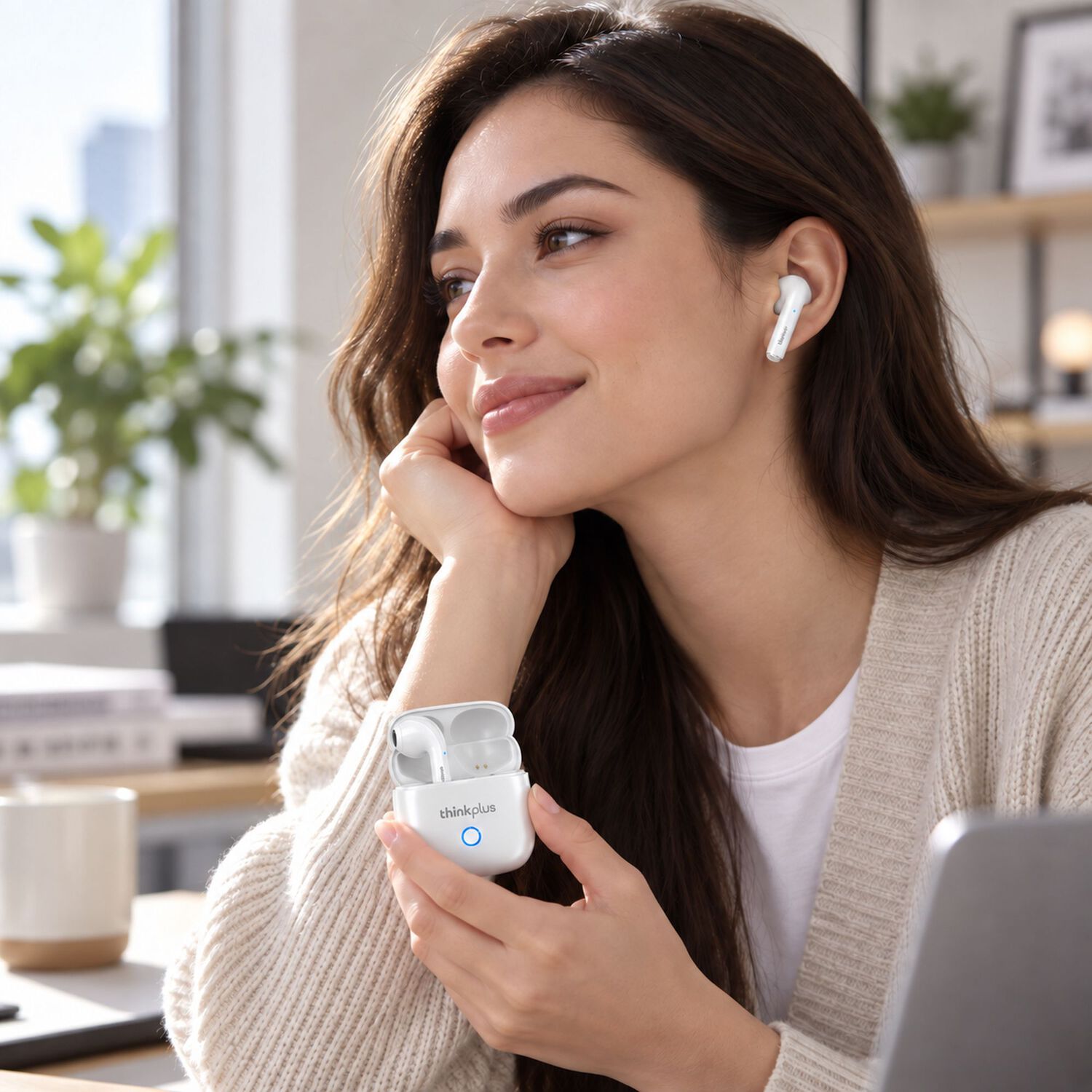 Aud&iacute;fonos Bluetooth Tws Lenovo Thinkplus Livepods Lp50 Touch image number 10.0
